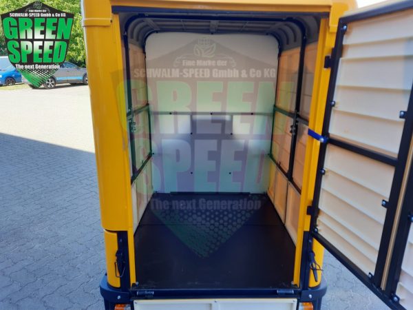 4-Rad Elektro Transporter E-MAX mit Kofferaufbau L6e Microauto Miniauto Mopedauto Microcar Minitransporter E-Truck V-MAX – Bild 13
