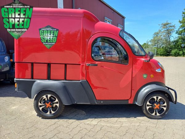 4-Rad Elektro Transporter E-MAX mit Kofferaufbau L6e Microauto Miniauto Mopedauto Microcar Minitransporter E-Truck V-MAX – Bild 26