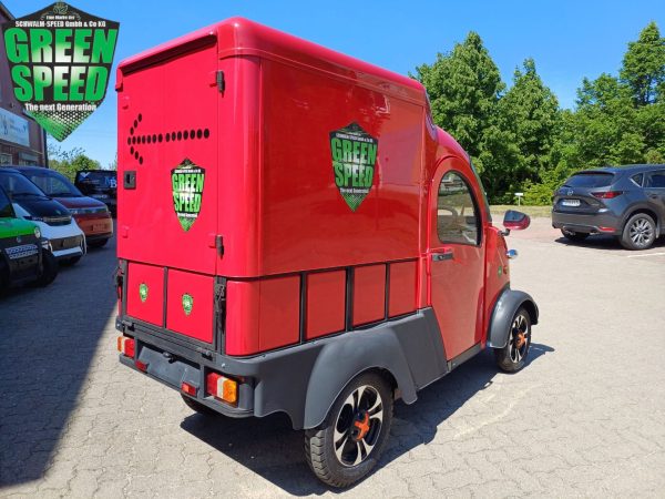 4-Rad Elektro Transporter E-MAX mit Kofferaufbau L6e Microauto Miniauto Mopedauto Microcar Minitransporter E-Truck V-MAX – Bild 27