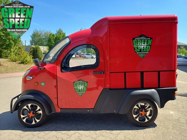 4-Rad Elektro Transporter E-MAX mit Kofferaufbau L6e Microauto Miniauto Mopedauto Microcar Minitransporter E-Truck V-MAX – Bild 29