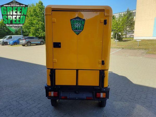 4-Rad Elektro Transporter E-MAX mit Kofferaufbau L6e Microauto Miniauto Mopedauto Microcar Minitransporter E-Truck V-MAX – Bild 9