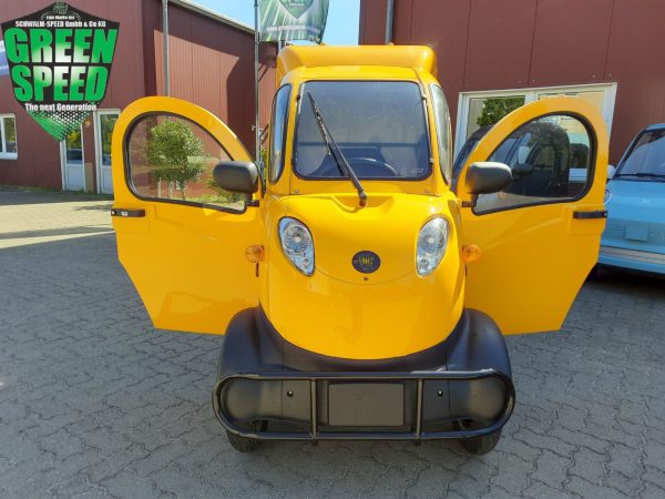 4-Rad Elektro Transporter E-MAX mit Kofferaufbau L6e Microauto Miniauto Mopedauto Microcar Minitransporter E-Truck V-MAX – Bild 12