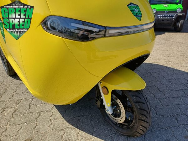 3-Rad GREEN-SPEED Trike Premium Elektro Kabinenroller 2 Sitzer – Bild 20