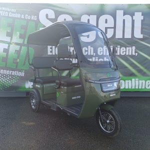 3-Rad E-Rikscha mit viel Platz TUK TUK Autorikscha Rikschas Elektro Samosir