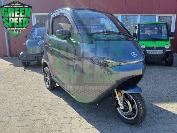 3-Rad GREEN-SPEED Trike Premium Elektro Kabinenroller 2 Sitzer – Bild 37