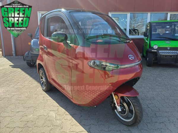 3-Rad GREEN-SPEED Trike Premium Elektro Kabinenroller 2 Sitzer – Bild 29
