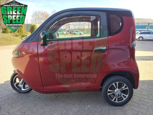 3-Rad GREEN-SPEED Trike Premium Elektro Kabinenroller 2 Sitzer – Bild 33