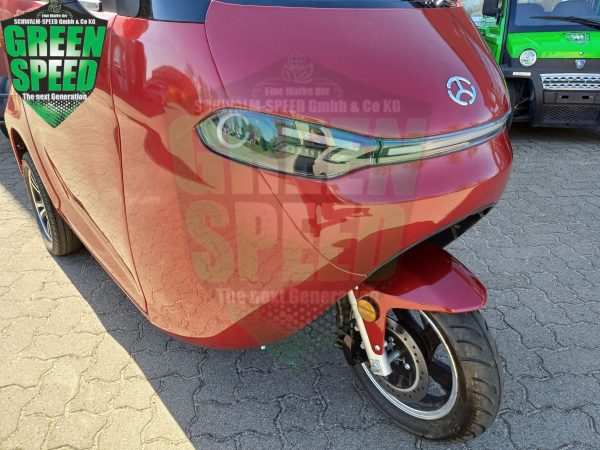 3-Rad GREEN-SPEED Trike Premium Elektro Kabinenroller 2 Sitzer – Bild 35