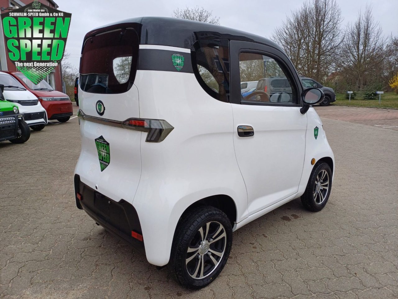 4-Rad GREEN-SPEED Cube Premium Elektro Kabinenroller 2-Sitzer Futura ...