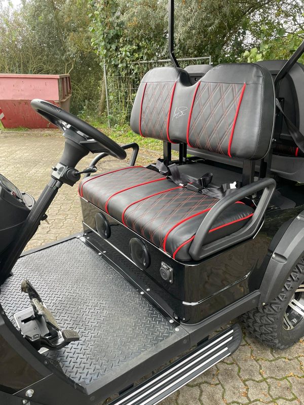 Elektro Golf CAR "UWE BEIN" EDITION 2024 Golfcart Golfauto Golfcar Auto Cart Offroad SUV UTV Quad Golfmobil Golfplatzfahrzeug Golfwagen Clubcar Buggy Clubcart Golfcaddy – Bild 38