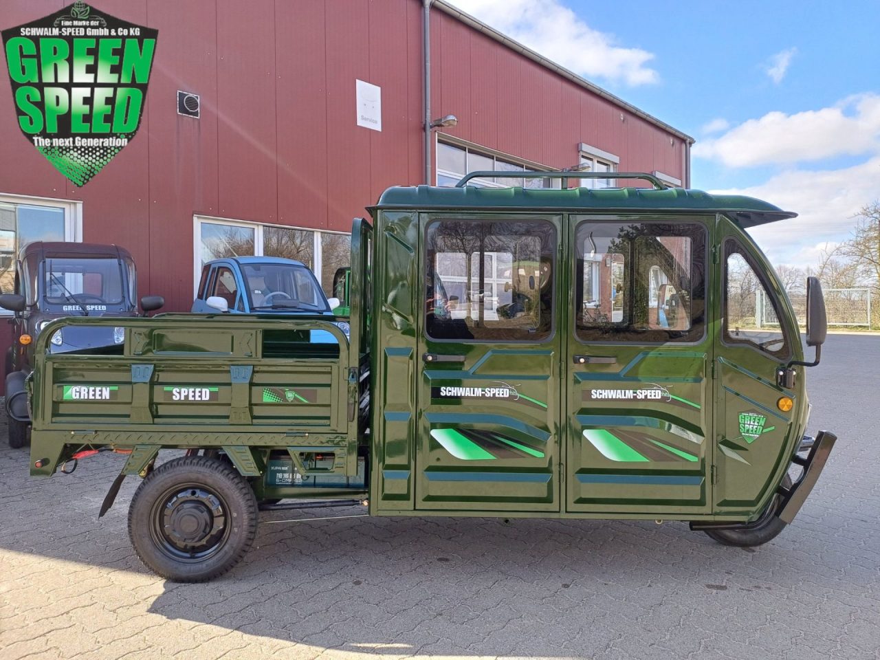 3-Rad Cargo Premium „PLUS“ DOKA mit DOPPELKABINE und Pritsche/Kipper ...