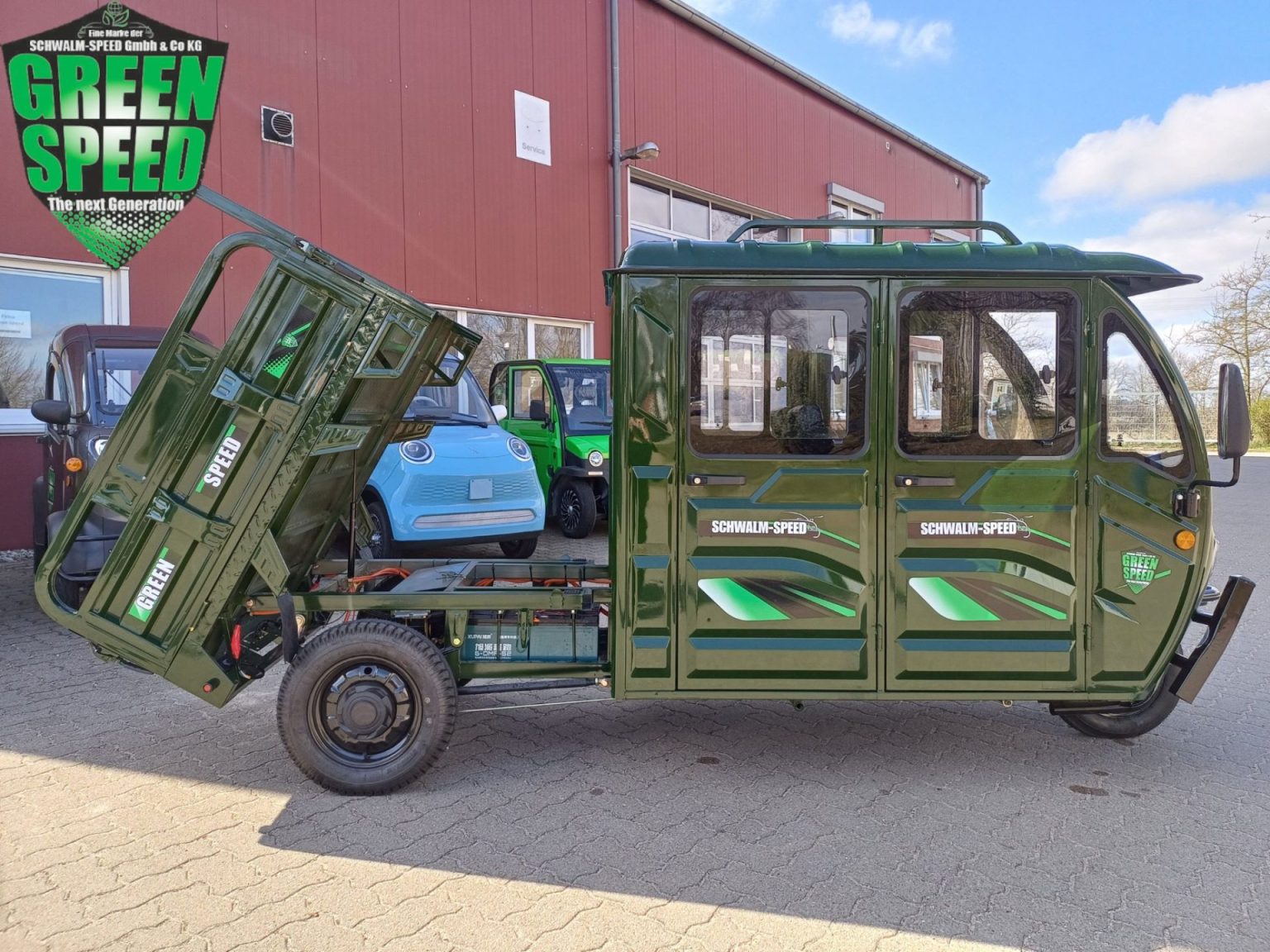 3-Rad Cargo Premium „PLUS“ DOKA mit DOPPELKABINE und Pritsche/Kipper ...