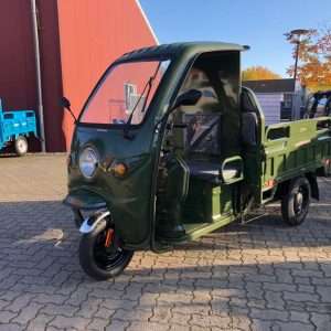 AMR Elektro Cargo Kipper 350 Big mit Halbkabine Lastendreirad Lastenrad elektrische Schubkarre