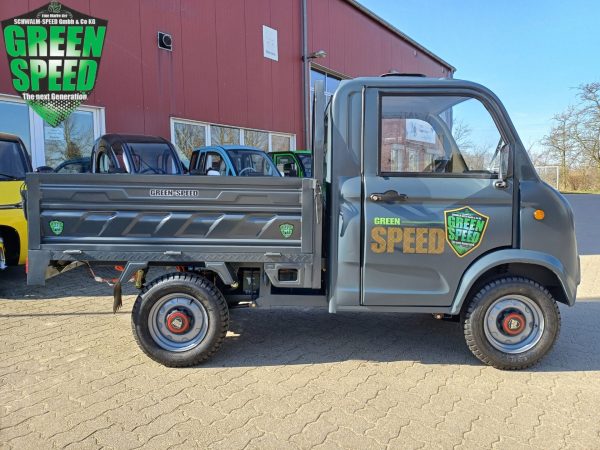 Cargo GRAND FOUR 4Rad Pritsche 2 Sitzer Pickup Toro 4 Rad Kipper Grandfour 4 LKW Kipper Mopedauto Microcar Aixam Mega D-Truck E-Truck – Bild 3