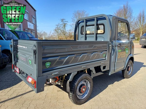 Cargo GRAND FOUR 4Rad Pritsche 2 Sitzer Pickup Toro 4 Rad Kipper Grandfour 4 LKW Kipper Mopedauto Microcar Aixam Mega D-Truck E-Truck – Bild 4