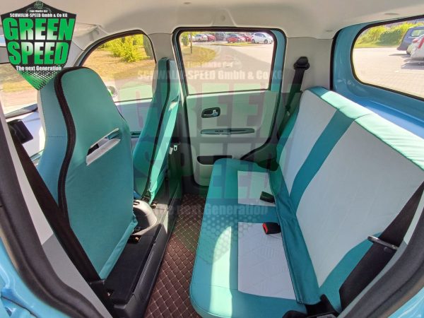 4 Rad "LEO" 4 Sitzer Microauto mit viel Komfort 5 türer mit KOFFERRAUM! L7e Minauto Familienauto Mopedauto MINIAUTO Minivan – Bild 14