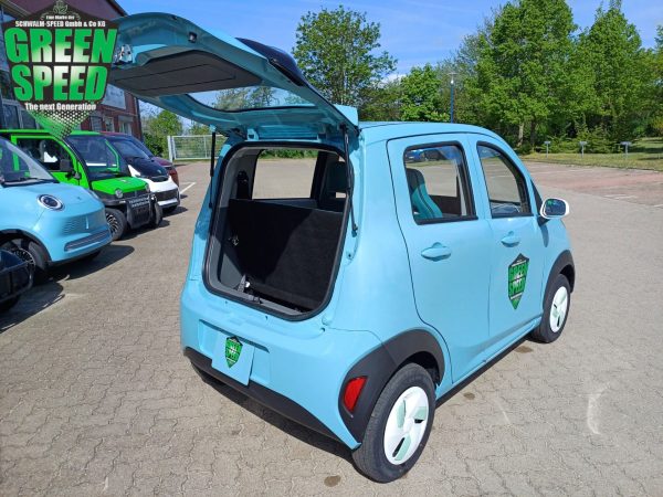 4 Rad "LEO" 4 Sitzer Microauto mit viel Komfort 5 türer mit KOFFERRAUM! L7e Minauto Familienauto Mopedauto MINIAUTO Minivan – Bild 7