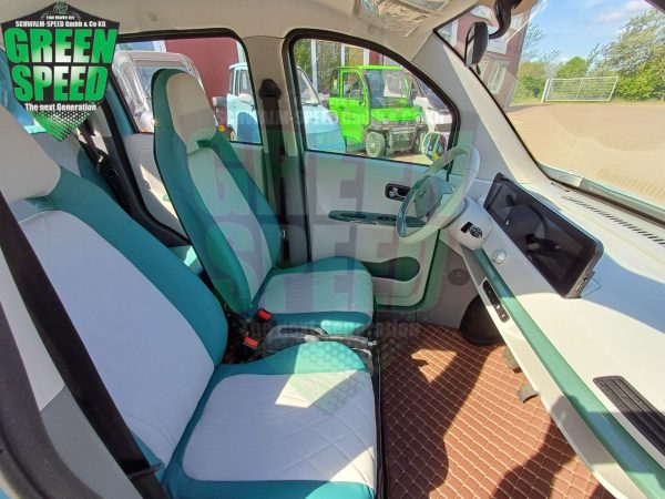4 Rad "LEO" 4 Sitzer Microauto mit viel Komfort 5 türer mit KOFFERRAUM! L7e Minauto Familienauto Mopedauto MINIAUTO Minivan – Bild 12