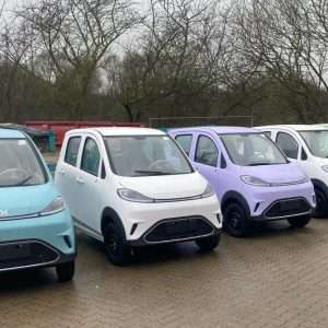 4 Rad "LEO" 4 Sitzer Microauto mit viel Komfort 5 türer mit KOFFERRAUM! L7e Minauto Familienauto Mopedauto MINIAUTO Minivan