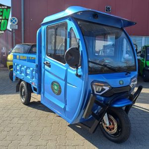 3-Rad Elektro Cargo "PETIT" Pritsche mit Kippfunktion 25 km/h Mopedauto Microcar Runner APE