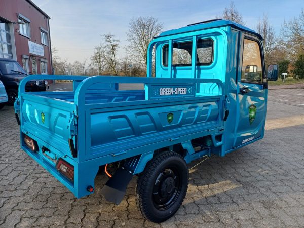 3-Rad Elektro Kipper Cargo Premium "PETER" Pritsche Elektro Frosch Volta Pro Runner APE Porter D-Truck E-Truck Hopper – Bild 9