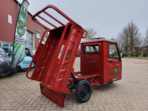 3-Rad Elektro Kipper Cargo Premium "PETER" Pritsche Elektro Frosch Volta Pro Runner APE Porter D-Truck E-Truck Hopper – Bild 46