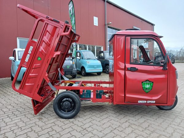 3-Rad Elektro Kipper Cargo Premium "PETER" Pritsche Elektro Frosch Volta Pro Runner APE Porter D-Truck E-Truck Hopper – Bild 47