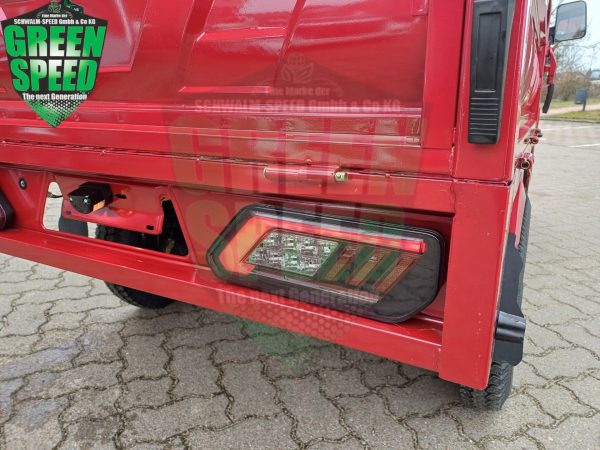 3-Rad Elektro Kipper Cargo Premium "PETER" Pritsche Elektro Frosch Volta Pro Runner APE Porter D-Truck E-Truck Hopper – Bild 45