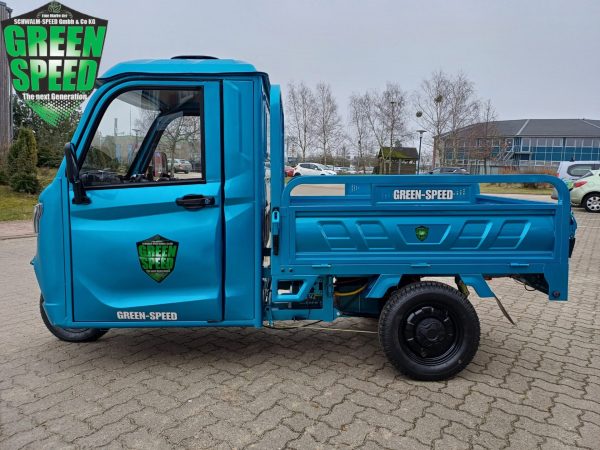 3-Rad Elektro Kipper Cargo Premium "PETER" Pritsche Elektro Frosch Volta Pro Runner APE Porter D-Truck E-Truck Hopper – Bild 9