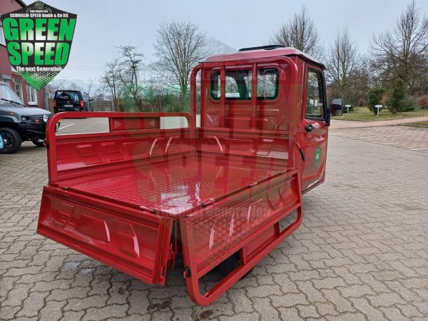3-Rad Elektro Kipper Cargo Premium "PETER" Pritsche Elektro Frosch Volta Pro Runner APE Porter D-Truck E-Truck Hopper – Bild 31