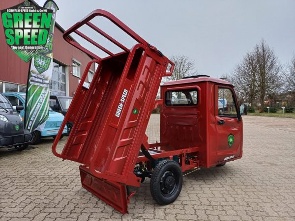 3-Rad Elektro Kipper Cargo Premium "PETER" Pritsche Elektro Frosch Volta Pro Runner APE Porter D-Truck E-Truck Hopper – Bild 32