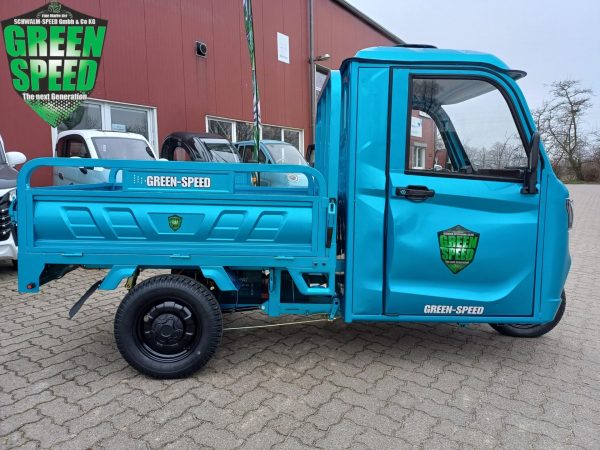 3-Rad Elektro Kipper Cargo Premium "PETER" Pritsche Elektro Frosch Volta Pro Runner APE Porter D-Truck E-Truck Hopper – Bild 4