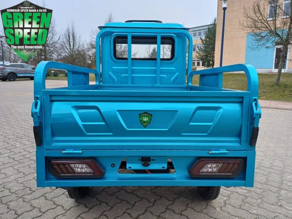 3-Rad Elektro Kipper Cargo Premium "PETER" Pritsche Elektro Frosch Volta Pro Runner APE Porter D-Truck E-Truck Hopper – Bild 5