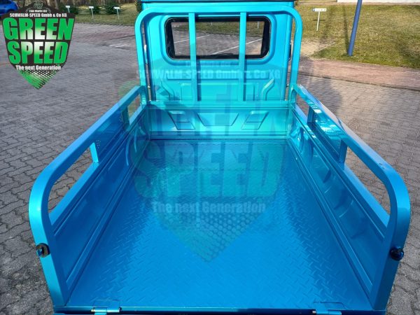 3-Rad Elektro Kipper Cargo Premium "PETER" Pritsche Elektro Frosch Volta Pro Runner APE Porter D-Truck E-Truck Hopper – Bild 6