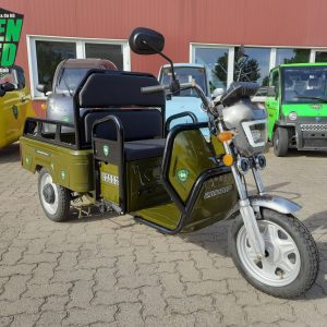 3-Rad Elektro Cargo "L-Klasse" Pritsche mit Kippfunktion 40/25 km/h Mopedauto Microcar Runner APE Lastendreirad Lastenrad