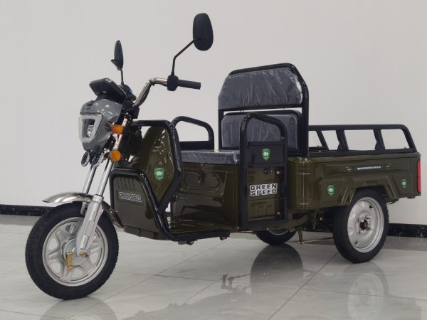 3-Rad Elektro Cargo "L-Klasse" Pritsche mit Kippfunktion 40/25 km/h Mopedauto Microcar Runner APE Lastendreirad Lastenrad – Bild 10