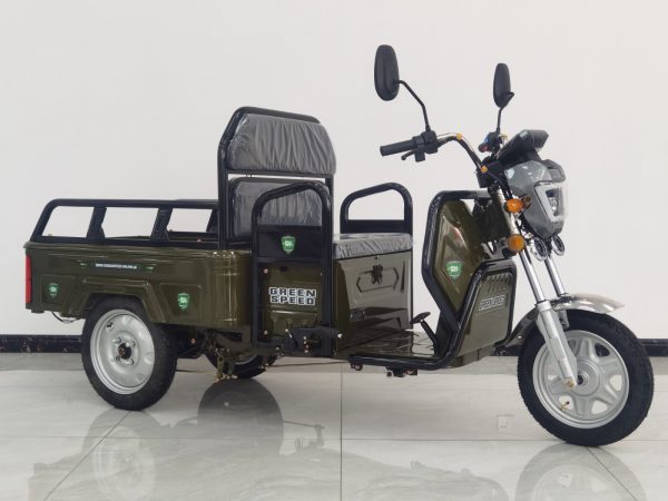 3-Rad Elektro Cargo "L-Klasse" Pritsche mit Kippfunktion 40/25 km/h Mopedauto Microcar Runner APE Lastendreirad Lastenrad