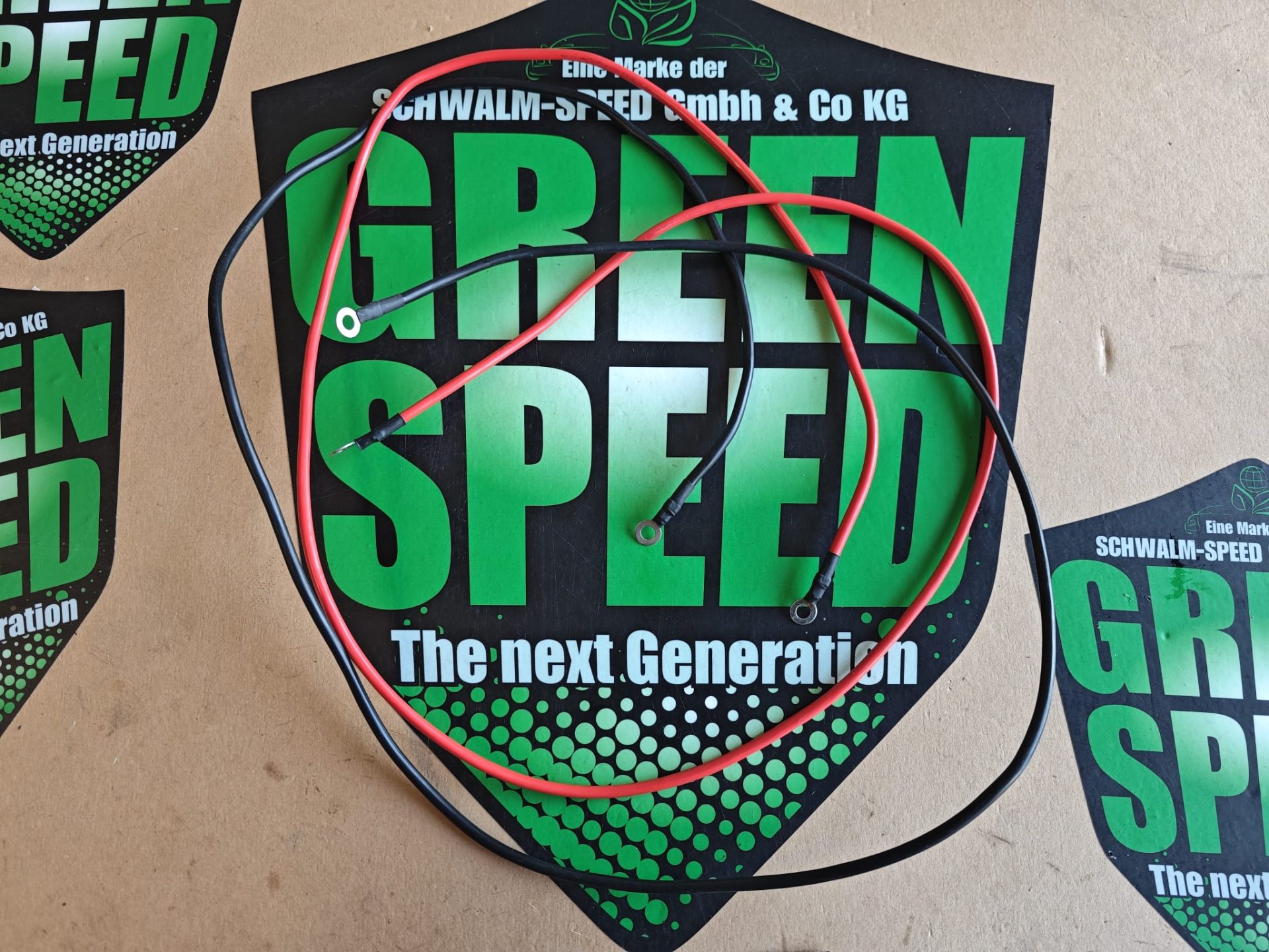 Batteriekabel, Stromkabel Batterie, Verbindungskabel, Kabel mit Rundöse ...