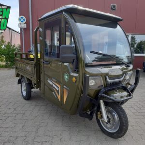 3-Rad Elektro Kipper Cargo Premium "Vicky" Pritsche Elektro Frosch Volta Pro Runner APE Porter D-Truck E-Truck Hopper L2e 25 Kmh Mofa oder 45Kmh AM