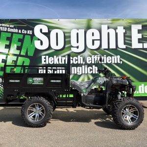 E-Quad ATV 4X2 FARMER Pritsche 45km/h 15 Jahren Hecht Farmers