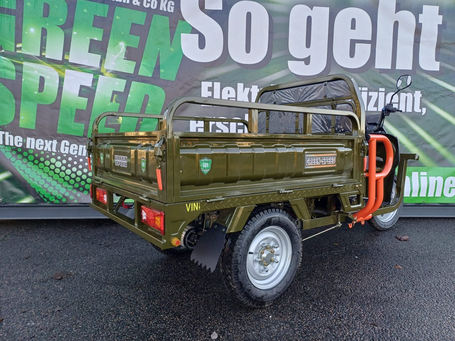 XL Klasse Elektro Cargo Kipper Pritsche Kabinenroller Microcar Minauto ...