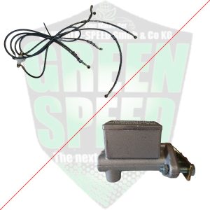 Bauteile der hydraulischen Bremse Bremsanlage Bremsleitungen Nehmer-Zylinder Geber-Zylinder Bremskraftverteiler Ausgleichsbehälter Bremsflüssigkeitsbehälter Bremskraftverteiler