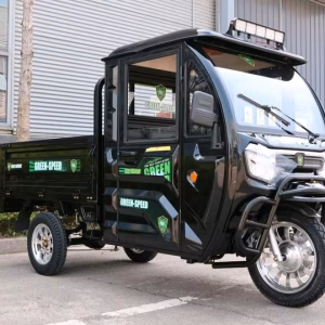 Elektro 3 Rad cargo "Ranger" 2 SITZER Pritsche mit Kipper Alufegen 3KW 72V Powerblock Runner Hopper Kabinenroller Doka Doppelkabine twin Microcar Miniauto Ape Porter Transporter Green-Speed